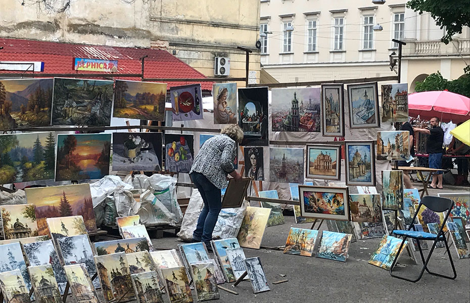Lviv Market Ukraine