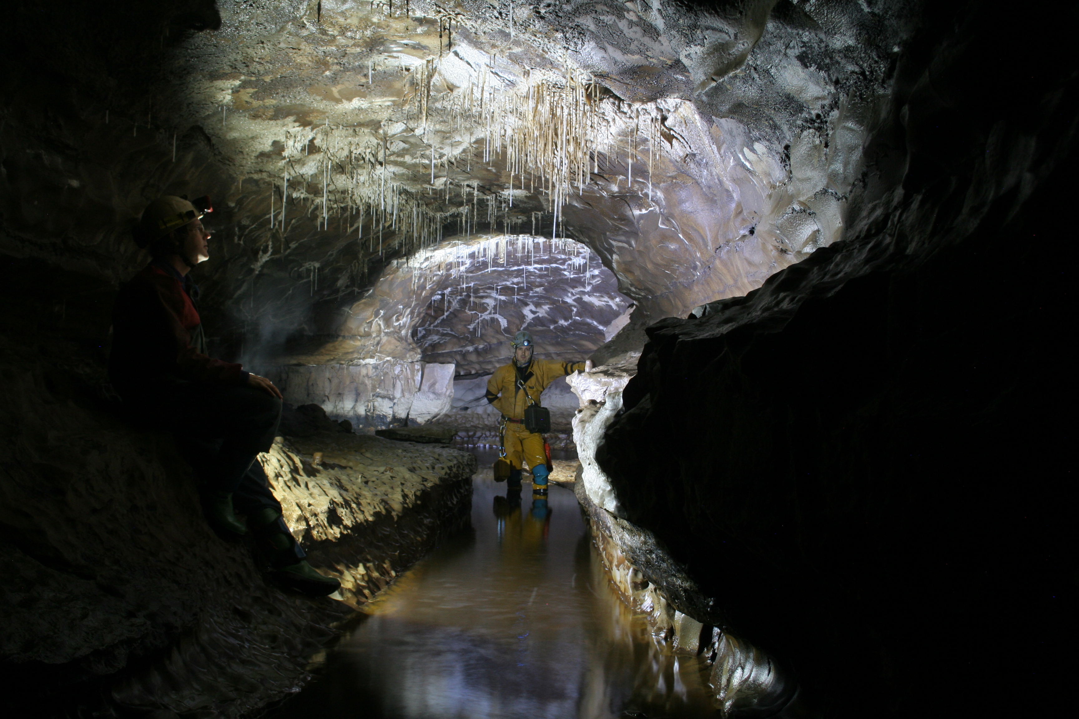 Caving Passage in Notts II, Yorkshire