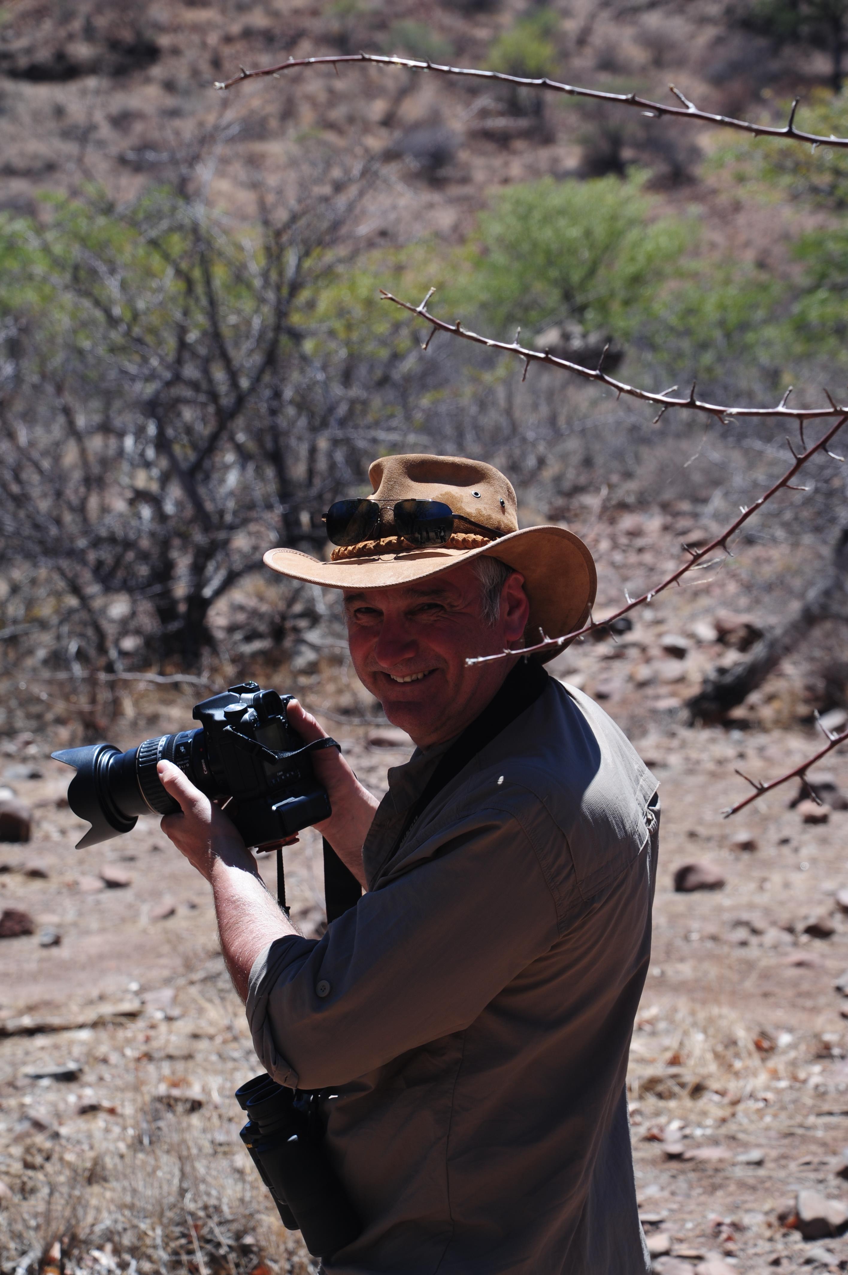 Terry Driscoll on his most recent Safari trip