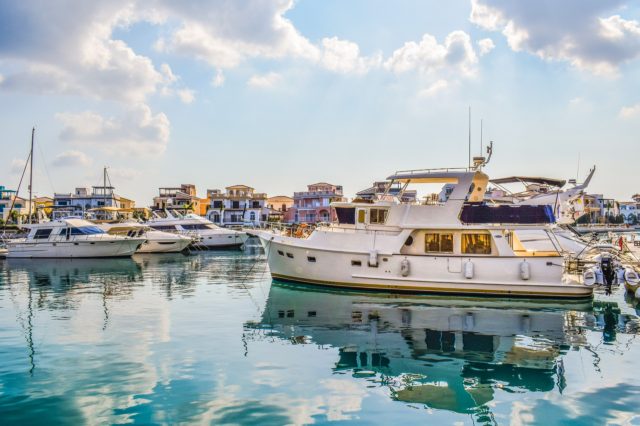 boats in Limassol