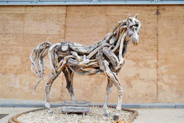 Driftwood sculpture Eden Project