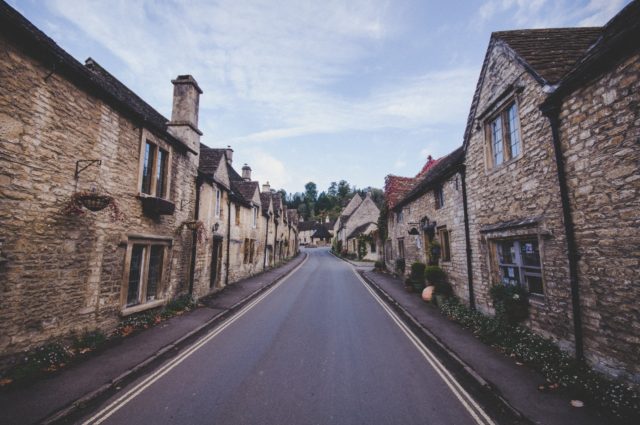 Cotswolds country lane