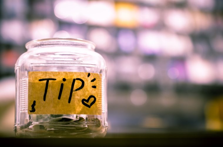 tip, tipping, service etiquette