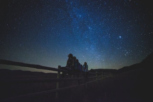 stargazing with friends UK